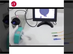 การทํางานด้วยมือเดียว เครื่องมือสายไฟเบอร์ออปติก เครื่องมือทําความสะอาดปากกาสําหรับ MPO MTP Ferrules