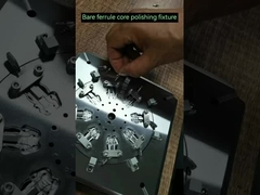 2.5mm 1.25mm ไฟเบอร์ออปติก แพทช์ คอร์ด Ferrule การเคลือบ Jig 32 ตําแหน่ง