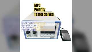 เครื่องทดสอบขั้ว MPO สำหรับสายแพทช์ไฟเบอร์ MTP