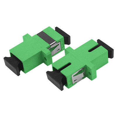 คุณภาพ  SC Type Flange Fiber Optic Adapters Simplex APC Low Insertion Loss โรงงาน