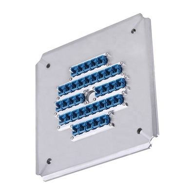 SC PC Connector Patch Cord อุปกรณ์ขัดไฟเบอร์ 36 Port Holder