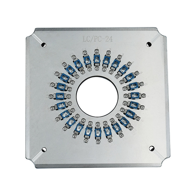 LC PC Connector สายแพทช์ไฟเบอร์ขัด Fixture 174mmx174mmx26mm