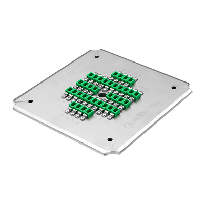 36 Connector LC / APC ที่อยู่อาศัยไฟเบอร์ออปติกขัดจิ๊ก / ฟิกซ์เจอร์