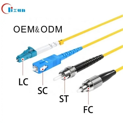 สายแพทช์ Simplex LC LC 3.0 มม. SC APC ถึง SC แจ็คเก็ต UPC PVC LZSH