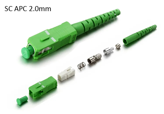 FTTH OEM ตัวเชื่อมต่อไฟเบอร์ออปติก 3 มม. Simplex Dual SC UPC APC