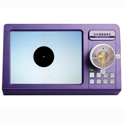 สายแพทช์ทำ Endface Fiber Optic Microscope 200X 400X หน้าจอ 8 นิ้ว