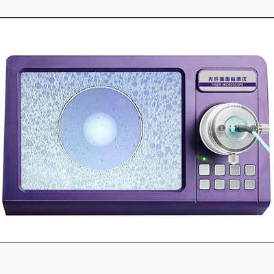 สายแพทช์ทำ Endface Fiber Optic Microscope 200X 400X หน้าจอ 8 นิ้ว