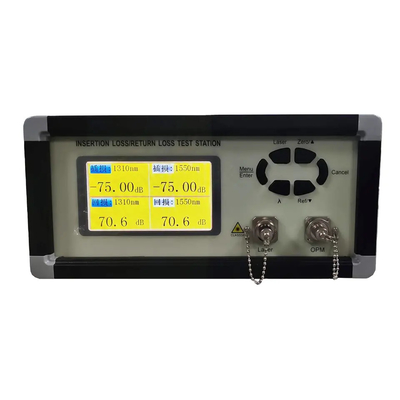 3kg EXW FTTH AC260V เครื่องทดสอบการสูญเสียการแทรกกลับของไฟเบอร์ออปติกความแม่นยำสูง