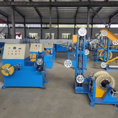 เครื่องตัดเคเบิล FTTH Drop เครื่องม้วนสําหรับสายการผลิตสายพับไฟเบอร์ออปติกกลางแจ้ง