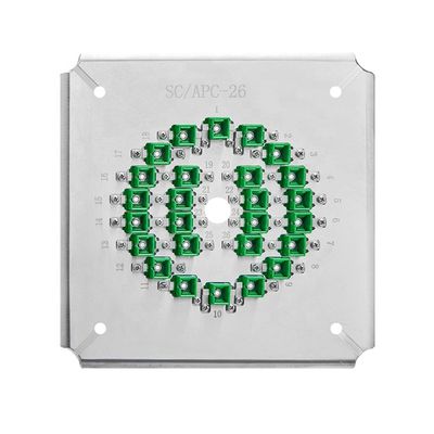 36 Positions SC APC Connector Fiber Optic Polishing Jig with Hardened Stainless Steel S2316 and APC Return Loss ≥60dB
