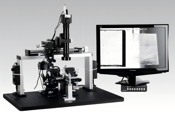 CLX ความแม่นยำสูง ±0.1μm ระบบจัดตำแหน่งไฟเบอร์ออปติกแบบจับคู่โดยอัตโนมัติ PLC เจ็ดแกน สำหรับการสื่อสารด้วยแสง