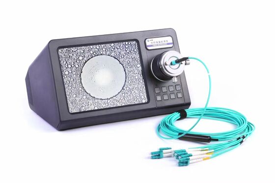 Chuanglixun CLX-MU9202 MPO Polarity Tester สําหรับ 12/24/48 Core MPO/MTP Fiber Optic Patch Cords พร้อมวิเคราะห์พลังงานและขั้วโลก 110V/220V