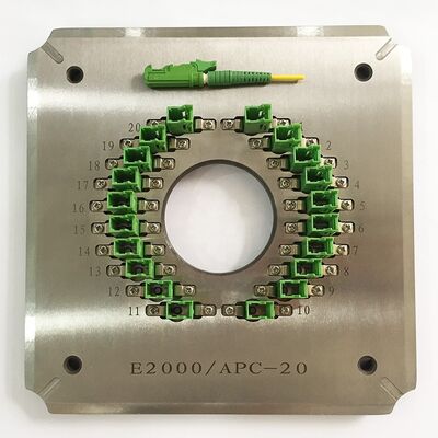 E2000/APC20 การเคลือบไฟเบอร์ออปติกในท่าเรือ สําหรับการใช้ FTTH กับการสร้างสแตนเลส S136