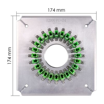 E2000/APC20 การเคลือบไฟเบอร์ออปติกในท่าเรือ สําหรับการใช้ FTTH กับการสร้างสแตนเลส S136