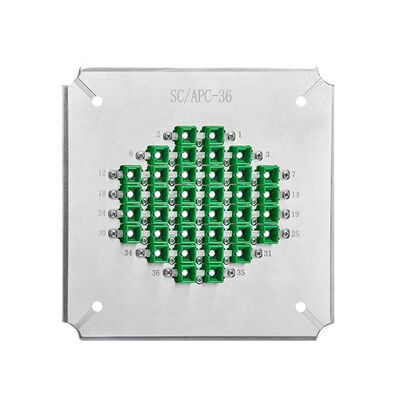 36 ตําแหน่ง สายไฟเบอร์ออปติก จิกเลืองด้วยเหล็กดัด S2316 สําหรับ APC ความสูญเสียคืน ≥60dB