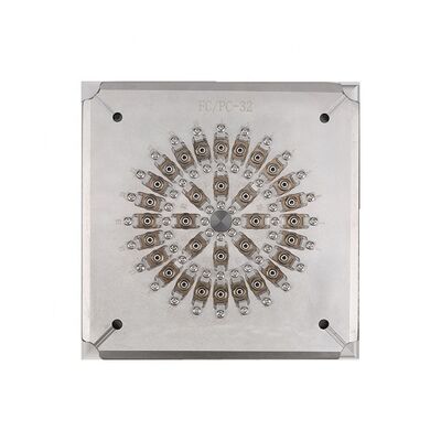 32 Port FC PC สายเชื่อมไฟเบอร์ออปติก การเคลือบชุดด้วยสแตนเลสที่แข็ง S136 และโครงสร้าง IPC