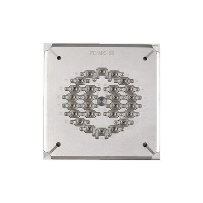 26 Port FC APC สายไฟเบอร์ออปติกพริบพริบด้วยสแตนเลสที่แข็ง S136 สําหรับการป้องกันสนิมและผลงานที่ยั่งยืน