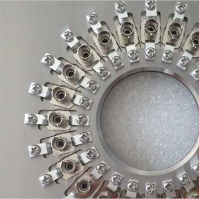 ST สายไฟเบอร์ออปติก 24/32 เครื่องเชื่อมต่อเลืองด้วยสแตนเลสที่แข็ง S136 สําหรับประสิทธิภาพสูงและการสูญเสียการใส่ ≤0.20dB