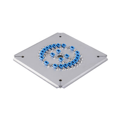 ตําแหน่ง 24 LC APC เครื่องเคลือบด้วยสแตนเลส S136 สําหรับการเคลือบด้านท้ายที่มีคุณภาพสูง