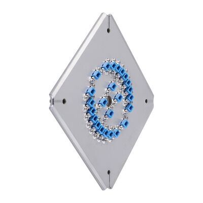 ตําแหน่ง 24 LC APC เครื่องเคลือบด้วยสแตนเลส S136 สําหรับการเคลือบด้านท้ายที่มีคุณภาพสูง