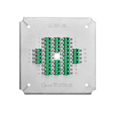 เครื่องเคลือบ LC-APC 24 หลักด้วยสแตนเลส S2316 สําหรับเคลือบไฟเบอร์ออปติกประสิทธิภาพสูง