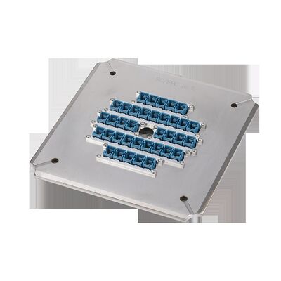 24 Port SC UPC Fiber Optic Polishing Fixture with Hardened Stainless Steel S136 and Insertion Loss ≤0.20dB