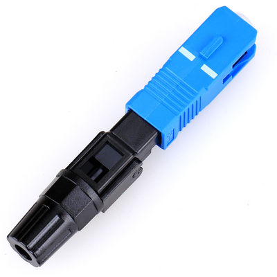 FTTH Hot Melt Field Assembly ตัวเชื่อมต่อไฟเบอร์ออปติกที่รวดเร็ว Sc Upc ความน่าเชื่อถือสูง