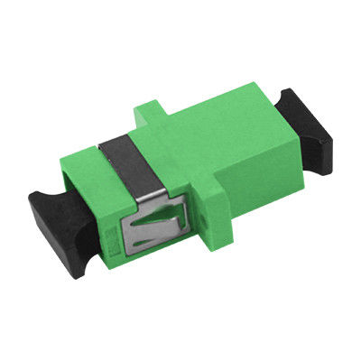 อะแดปเตอร์ไฟเบอร์ออปติกชนิดแปลน SC Simplex APC การสูญเสียการแทรกต่ำ
