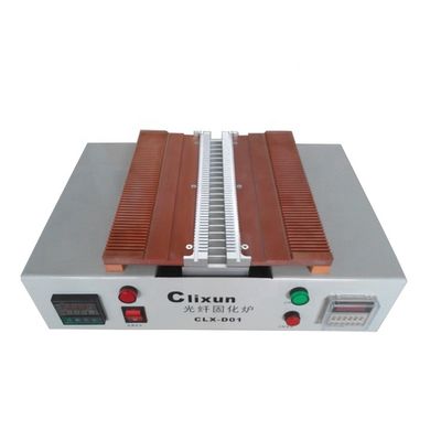 AC220V เครื่องผลิตสายแพทช์ไฟเบอร์ Sc Fc St Connector Epoxy Curing Oven