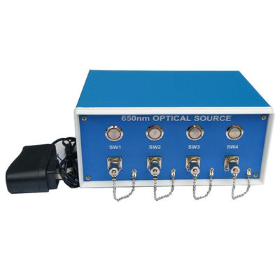 Multichannel 4 Port VFL ไฟเบอร์ออปติก Visual Fault Locator Bench Top Desktop