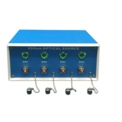 เครื่องทดสอบการสูญเสียการแทรกของไฟเบอร์ออปติก SM และ MM ความแม่นยำสูง ILRL-6001