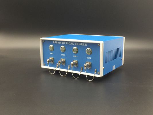 Multichannel 4 Port VFL ไฟเบอร์ออปติก Visual Fault Locator Bench Top Desktop