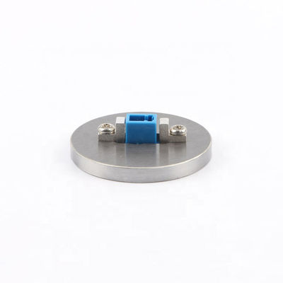 ไฟเบอร์ออปติกขัดด้วยมือ UPC Lc Polishing Puck Disc Stainless Steel