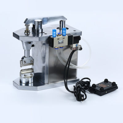 เครื่องผลิตสายไฟเบอร์ออปติก 50/60Hz ปลอกโลหะเซรามิกเครื่อง Crimper