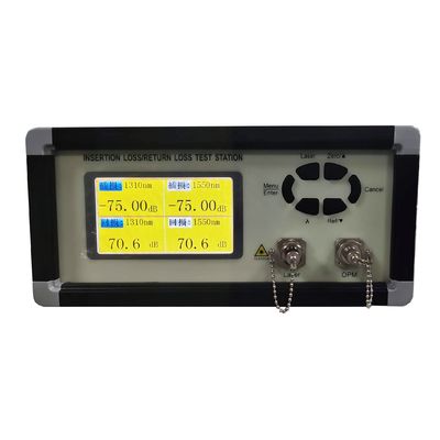 อุปกรณ์ทดสอบ AC260V เครื่องทดสอบการสูญเสียการสูญเสียการส่งคืนเครื่องผลิตสายไฟเบอร์ออปติก