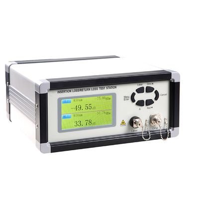 อุปกรณ์ทดสอบ AC260V เครื่องทดสอบการสูญเสียการสูญเสียการส่งคืนเครื่องผลิตสายไฟเบอร์ออปติก