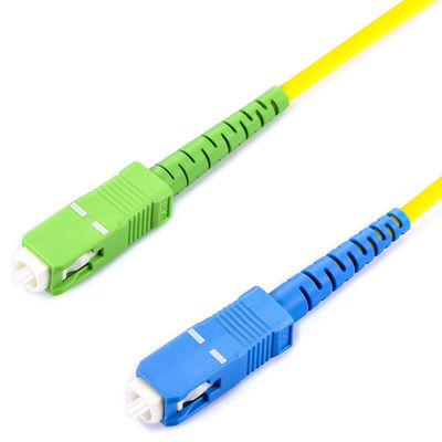 ตัวเชื่อมต่อสายแพทช์ไฟเบอร์ 0.9 มม. 2.0 มม. 3.0 มม. ประเภท SC APC สำหรับ FTTX