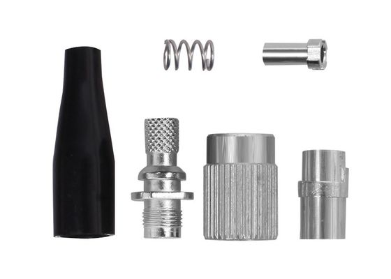 ตัวโลหะ Simplex Single Mode UPC Fc Pc Fiber Connector พร้อม 2.0mm Boot