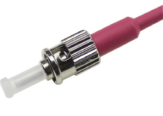 ตัวเชื่อมต่อสายไฟเบอร์ FTTH ตัวเชื่อมต่อไฟเบอร์ออปติก ST พร้อม Boot 0.9 มม