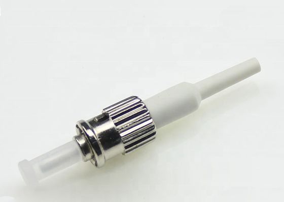 ตัวเชื่อมต่อสายไฟเบอร์ FTTH ตัวเชื่อมต่อไฟเบอร์ออปติก ST พร้อม Boot 0.9 มม