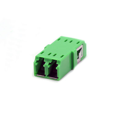 SM / MM / OM3 / OM4 Lc Apc Duplex Adapter, อะแดปเตอร์สายไฟเบอร์ออปติกพร้อมชัตเตอร์ภายใน