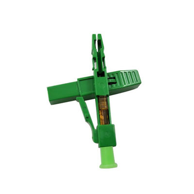 ช่องเสียบสายไฟเบอร์ออปติก Fast ที่ติดตั้งได้สนามพลาสติก FTTH Lc / Upc Military Use