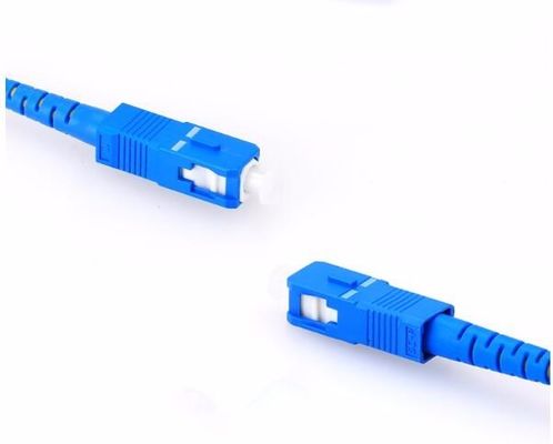 สายแพทช์ไฟเบอร์ออปติกในร่ม FTTH ทหารพร้อมขั้วต่อตัวผู้ SC UPCPC