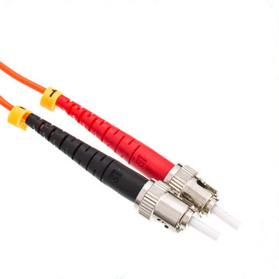 สายแพทช์ไฟเบอร์ออปติก CATV 3.0 มม. สายแพทช์ออปติคัล ST ST MM OM3