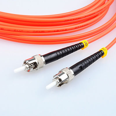 สายแพทช์ไฟเบอร์ออปติก CATV 3.0 มม. สายแพทช์ออปติคัล ST ST MM OM3