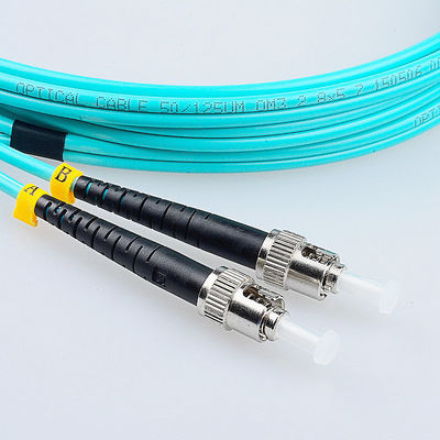 สายแพทช์ไฟเบอร์ออปติก CATV 3.0 มม. สายแพทช์ออปติคัล ST ST MM OM3
