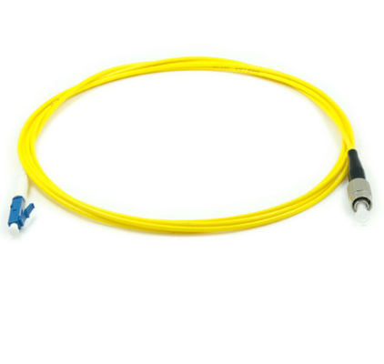 SM 2.0mm Lc Fc สายไฟเบอร์ออปติกจัมเปอร์ไฟเบอร์โหมดเดี่ยว