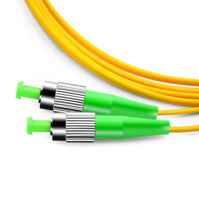 SM 9/125 Zipcord Simplex สายแพทช์ไฟเบอร์ออปติก FC APC สำหรับ FTTH FTTB FTTX Network