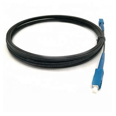 สายแพทช์ไฟเบอร์ออปติก Simplex Single Mode สายเคเบิลวาง SC / UPC การสูญเสียผลตอบแทนสูง