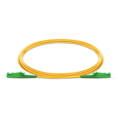 E2000 Single Core ไฟเบอร์ออปติกผมเปีย Single Mode UPC APC Connector